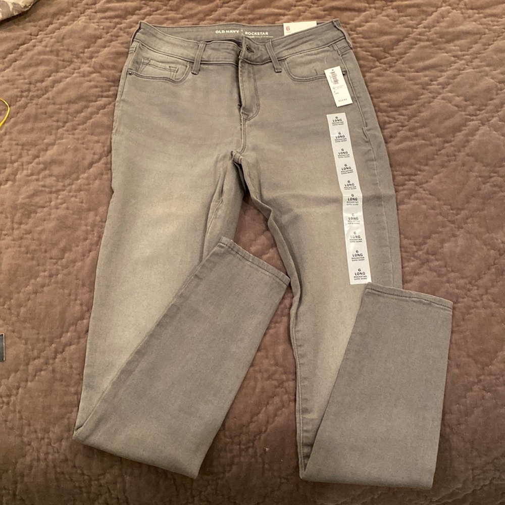 Old Navy gray jeans
